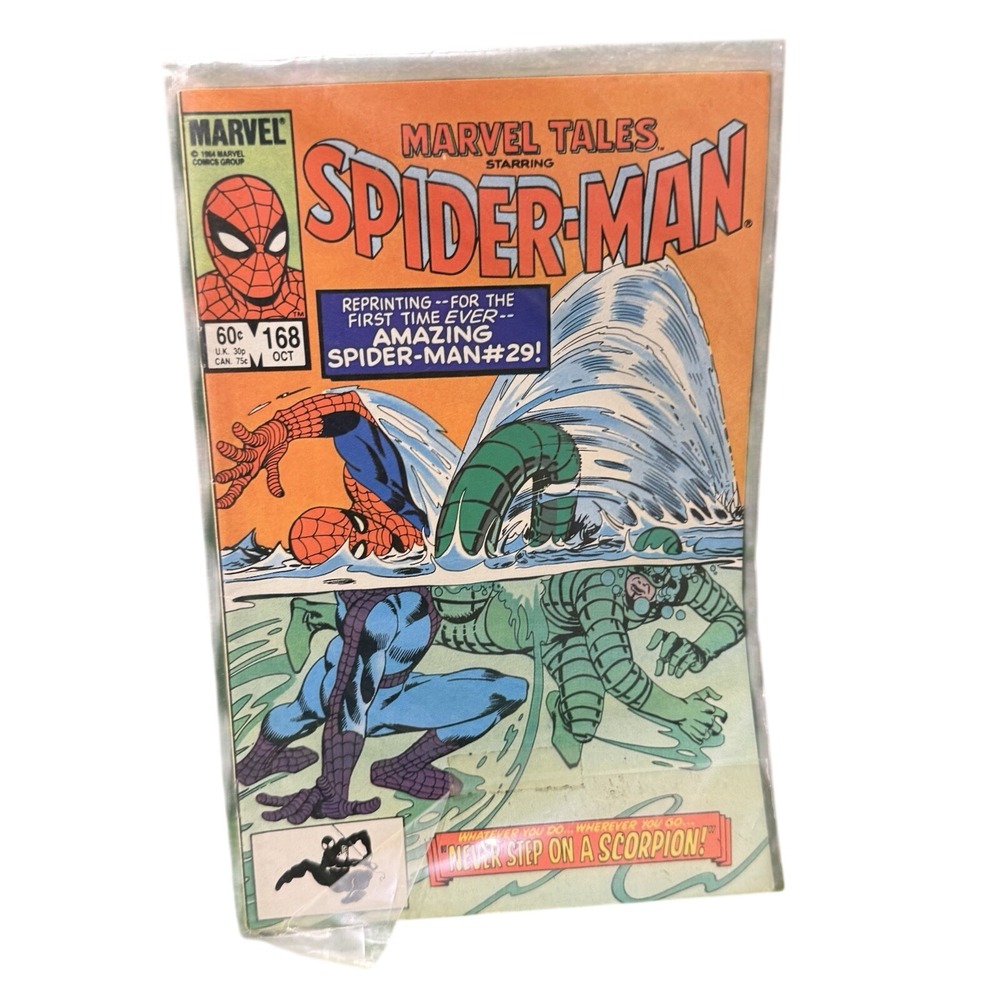 Marvel Tales Starring Spider-Man 168 Oct 1984 Scorpion Amazing SpiderMan 29 Repr